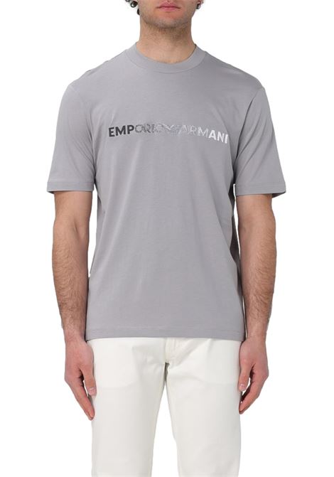 T-shirt in jersey Pima con ricamo logo EMPORIO ARMANI | T-shirt | 3D1TG3 1JPZZ06I4